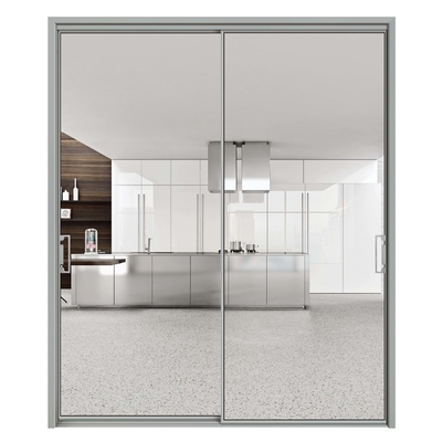 comprare Porte in alluminio a doppia piega con 10 strati di tenuta e telaio in alluminio avanzato online manufacture