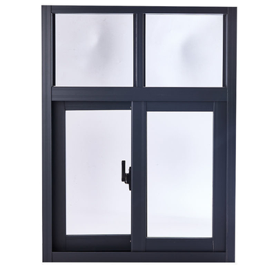 comprare Fabbricazione avanzata di vetri in alluminio a 8 vie con vetro scorrevole e tintura nera online manufacture