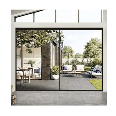 comprare Porta scorrevole in alluminio con vista in vetro e larghezza di 70 mm online manufacture