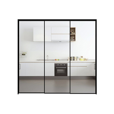 comprare Porte in vetro scorrevole in alluminio di stile europeo con aggiornamento in vetro triplex online manufacture