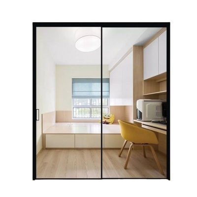 comprare Porta di vetro scorrevole a telaio stretto in alluminio con caratteristica impermeabile online manufacture