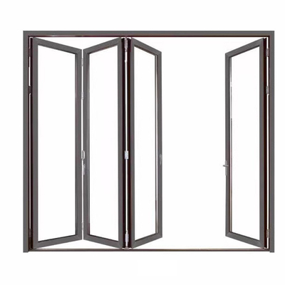 comprare Porta pieghevole in vetro di balcone in alluminio di stile europeo Buona e per l'aggiornamento del vetro triplax online manufacture
