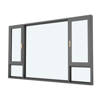 comprare Livello 6 Idroreposizione Progettazione di case moderne Casement in lega di alluminio insonorizzato Finestre online manufacture