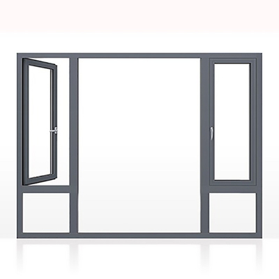 comprare Sigillo a 8 vie a prova d'uragano Produzione standardizzata Casamento in alluminio Finestre personalizzate online manufacture