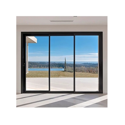 comprare Colore opzionale Termica di rottura doppio temperato di sicurezza vetro di alluminio porta scorrevole 10% di sconto online manufacture