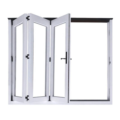 comprare Superficie finita Porte bifold commerciali moderne con vetro temperato e vetro a bassa temperatura online manufacture