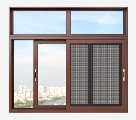 comprare Sezione ponte rotto profilo di alluminio contemporaneo e elegante ufficio finestre scorrevoli online manufacture