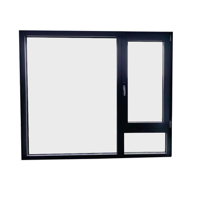 comprare Vetro Custom Nero Broken Bridge Aluminium Casement Finestre con schermo pieghevole al meglio online manufacture
