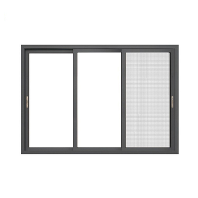 comprare Fenestre scorrevoli in vetro di alluminio passivo impermeabile con resistenza alla pressione del vento di livello 9 online manufacture