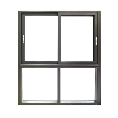 comprare Funzione di isolamento acustico Finestre scorrevoli in alluminio personalizzate con modalità di apertura inclinata e girata online manufacture