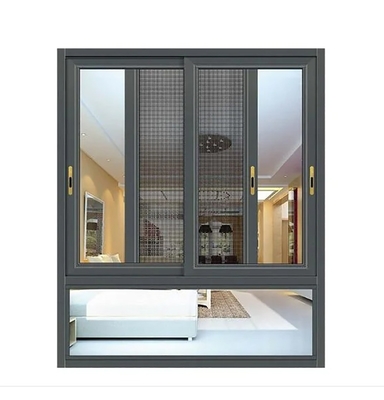comprare Vetro scorrevole verticale in alluminio spessore della parete 2,2 mm online manufacture