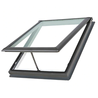comprare Finestra di casa in alluminio top hang fatta su misura con doppio vetro e tenuta all'aria di livello 8 online manufacture