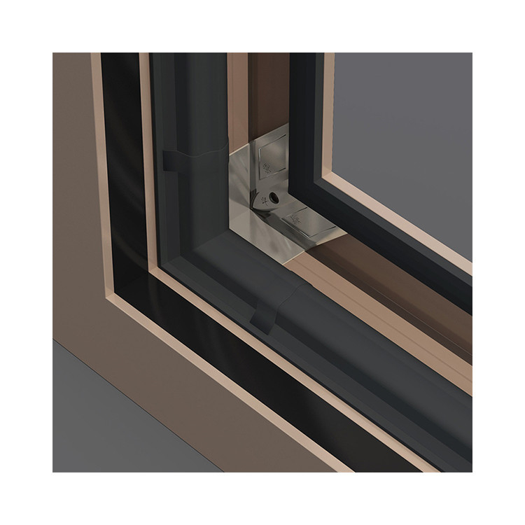 1.6 mm vetro scorrevole in alluminio per isolamento acustico e risparmio energetico