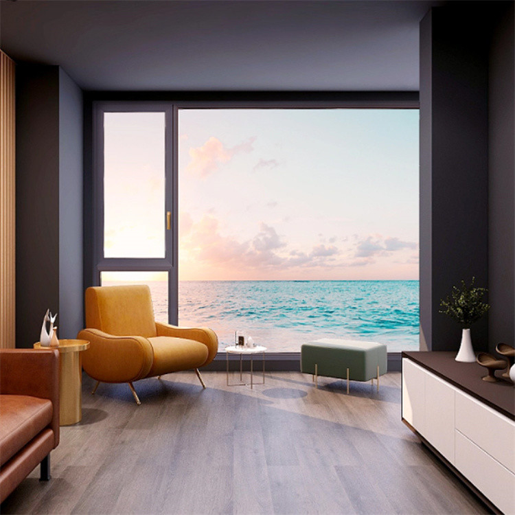 Soluzione finale per la larghezza del telaio della finestra 70 mm Tilt Turn Glass Window in Sliding Window
