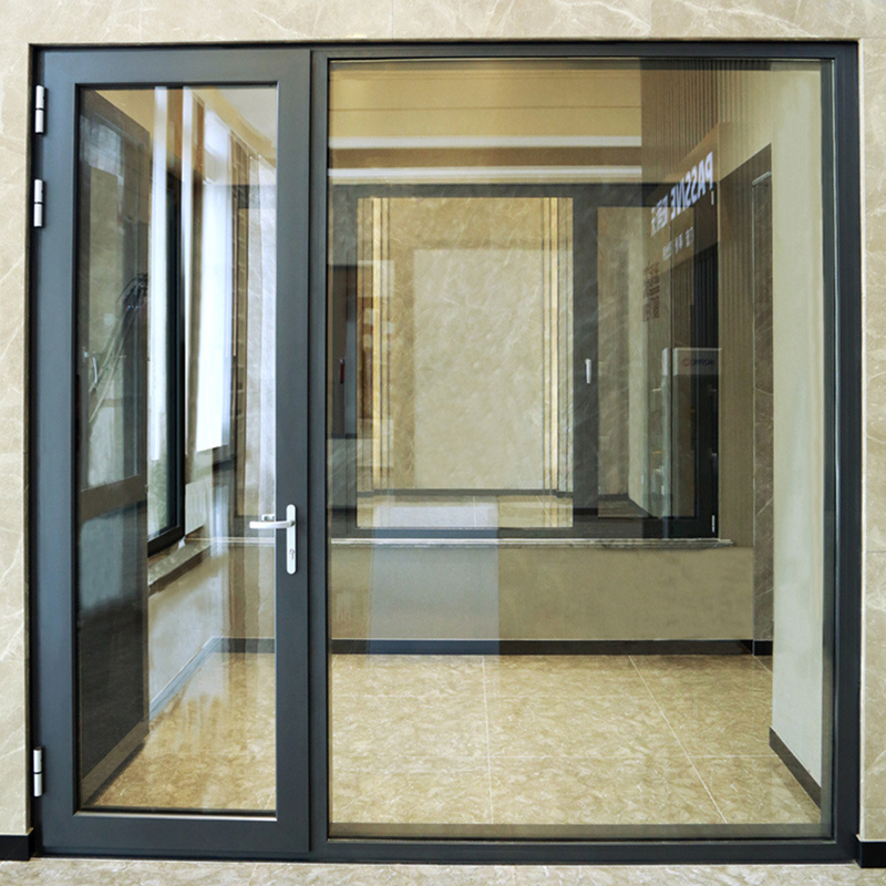 Porta in vetro in alluminio francese per impianti di produzione avanzati