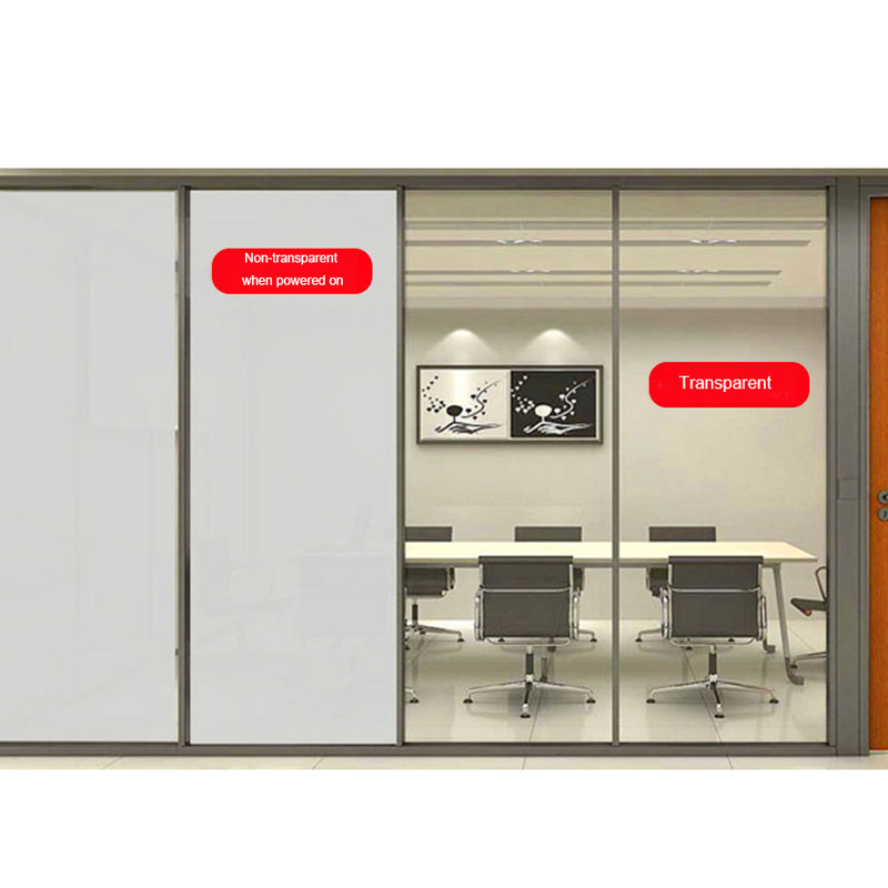 End Tecnologia di illuminazione Vetro PDLC elettrico piatto commutabile per finestre e porte