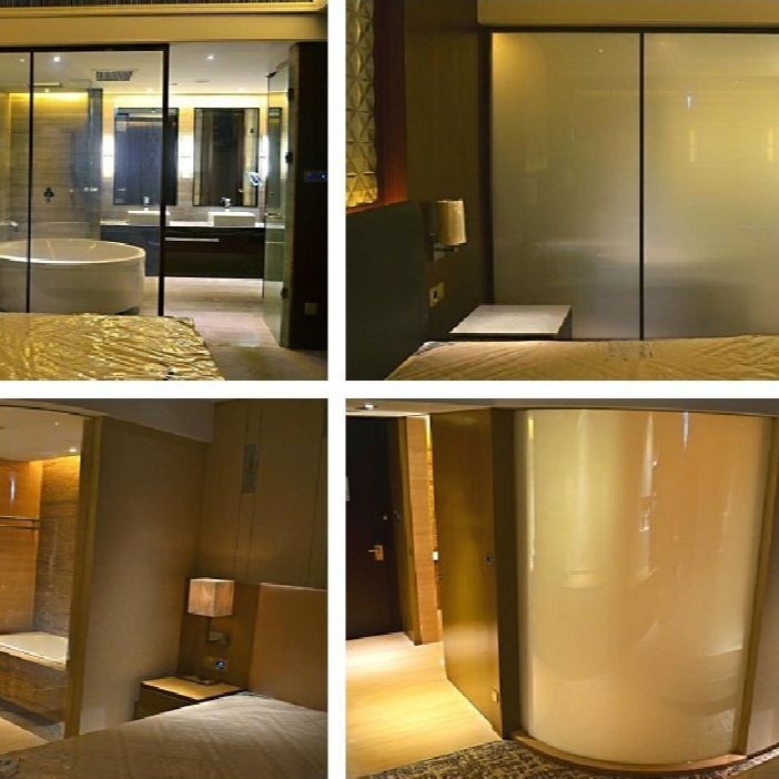 End Tecnologia di illuminazione Vetro PDLC elettrico piatto commutabile per finestre e porte