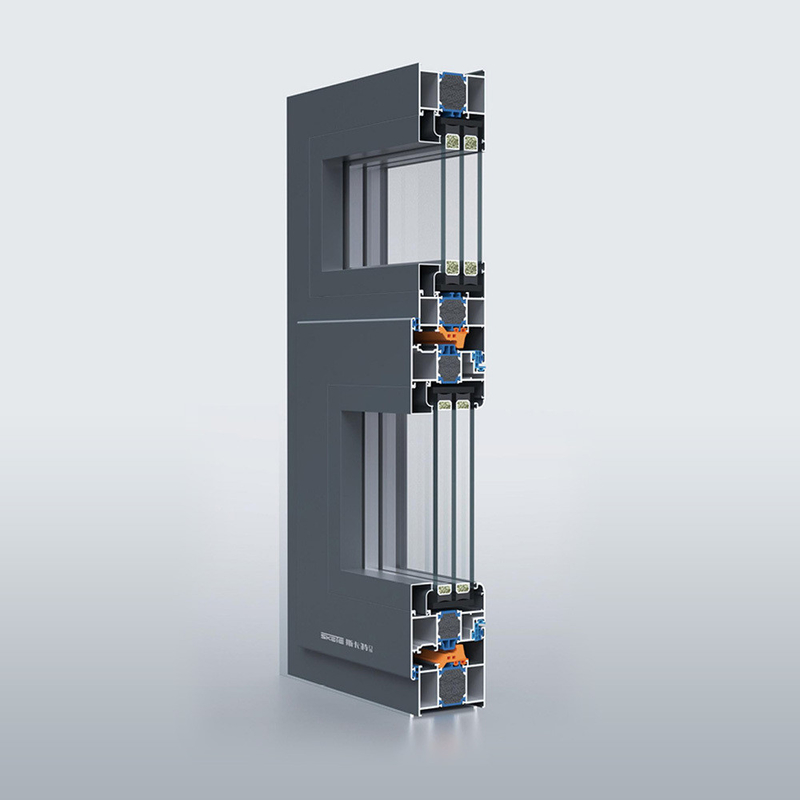 14 strati di sigillamento Tripli vetrate di alluminio finestre per il design personalizzato Villa vetro finestre