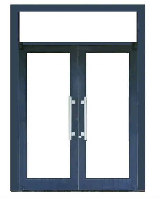 Porta molla commerciale in alluminio in stile design moderno per risparmio energetico e durata