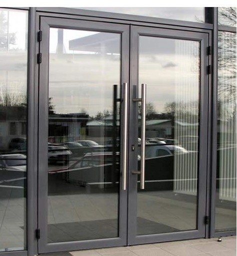 Porta molla commerciale in alluminio in stile design moderno per risparmio energetico e durata