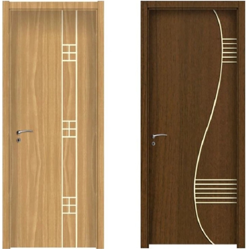 70mm Larghezza Ultimi Disegni Immagini Pannello Camera Interni UPVC PVC Porte Casement
