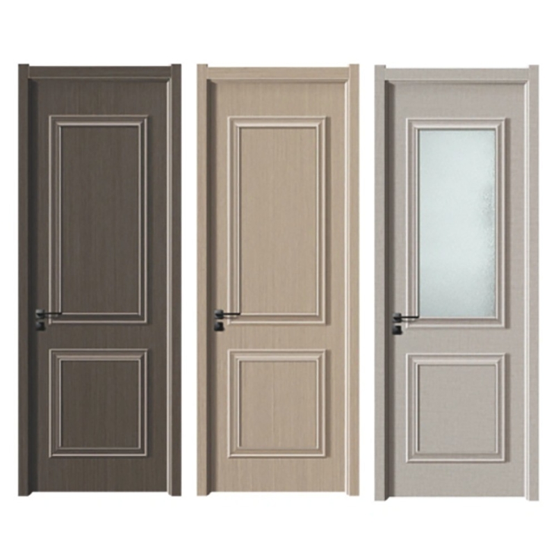Camera da letto in acciaio inossidabile UPVC PVC Casement Door For Modern Simple Interior