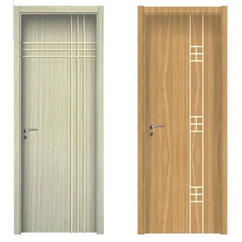 Camera da letto in acciaio inossidabile UPVC PVC Casement Door For Modern Simple Interior