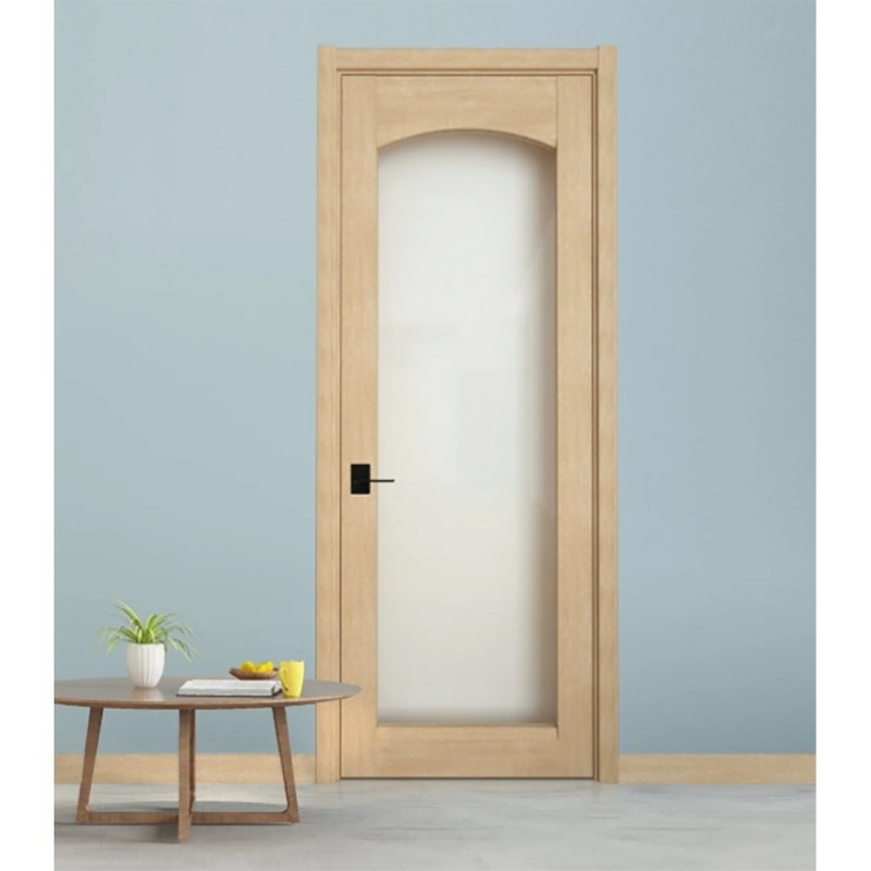 Camera da letto in acciaio inossidabile UPVC PVC Casement Door For Modern Simple Interior