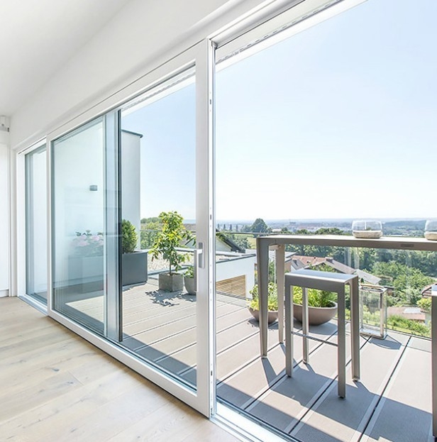 USA Standards Aluminico Esterno Porta Scorrevole In Vetro Con Materiale Per Patio