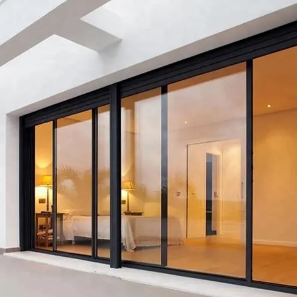 USA Standards Aluminico Esterno Porta Scorrevole In Vetro Con Materiale Per Patio