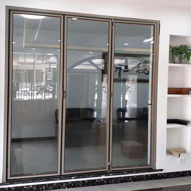 Porta in vetro scorrevole in alluminio a 10 strati di tenuta personalizzabile con larghezza di 70 mm