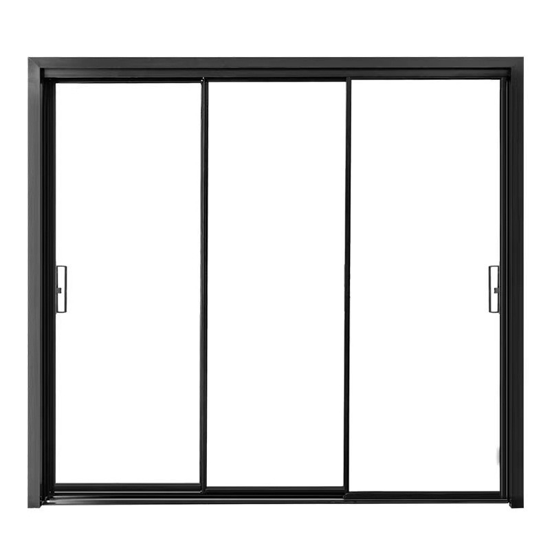 Porta in vetro scorrevole in alluminio a 10 strati di tenuta personalizzabile con larghezza di 70 mm