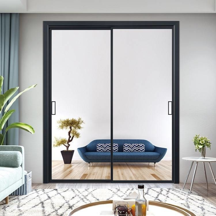 Disegno minimalista Porta portante in alluminio impermeabile per il mercato nordamericano