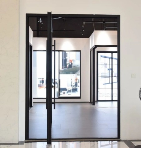 Moderne sicurezza esterna impermeabile porte di casamento in lega di alluminio con 10 strati di sigillamento