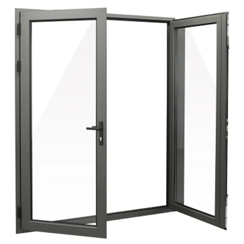 Villa Entrata principale Moderno design 1.4mm alluminio Swing Casement Porta di vetro per ufficio domestico