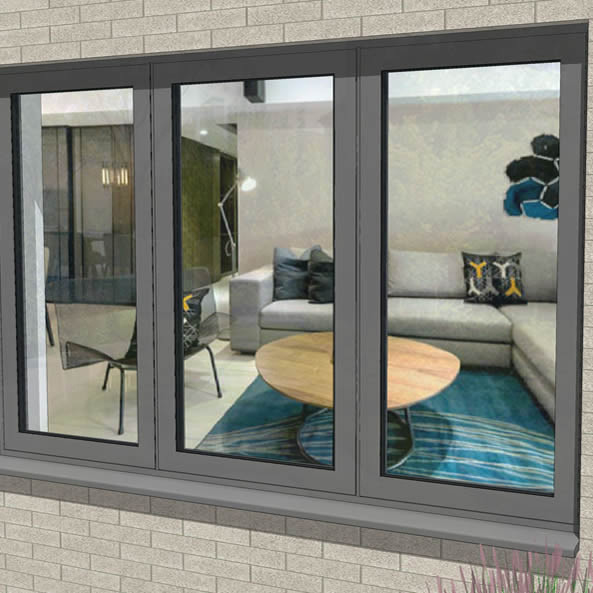 Finestre scorrevoli in alluminio personalizzabili per progetti di decorazione domestica