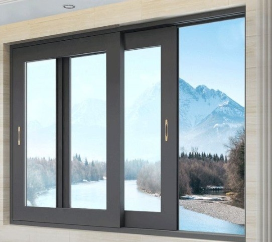 Moderno design Airtightness Livello 8 Casa vetro di alluminio finestre scorrevoli a prezzi accessibili