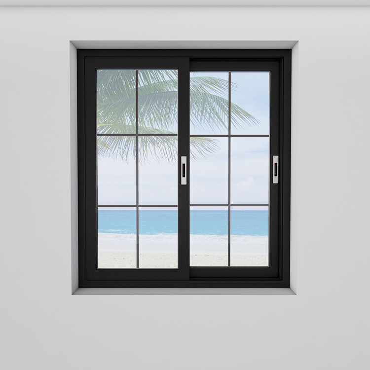 Moderno design Airtightness Livello 8 Casa vetro di alluminio finestre scorrevoli a prezzi accessibili