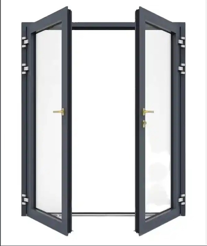 Disegno minimalista porte impermeabili in alluminio per il metodo di apertura swing