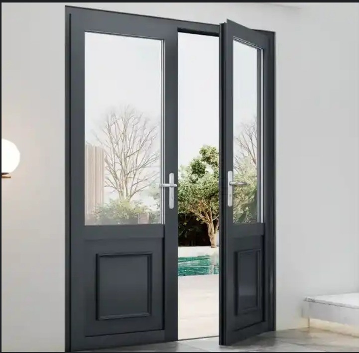Disegno minimalista porte impermeabili in alluminio per il metodo di apertura swing