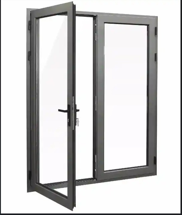 Disegno minimalista porte impermeabili in alluminio per il metodo di apertura swing