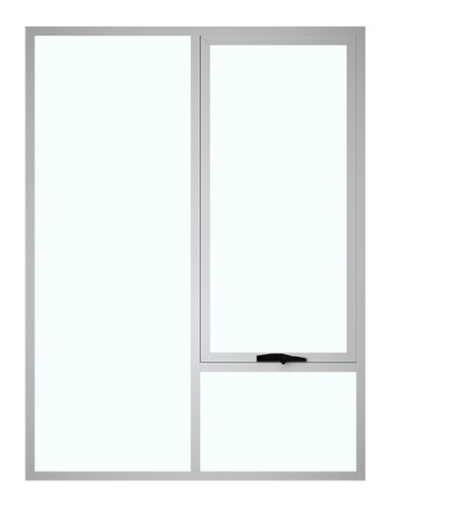 Finestra a cassa in alluminio a manica personalizzata con 5 27A 55 9A 5 12A 5 vetro e vendita