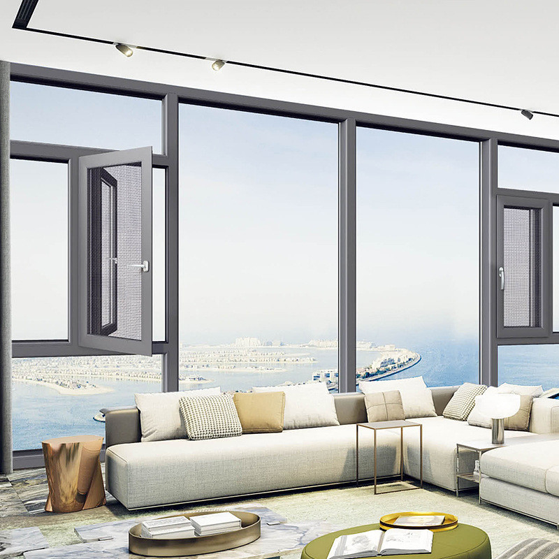 5 27A 55 9A 5 12A 5 Vetro alluminio Casement Finestre per lo sviluppo di prodotti personalizzati