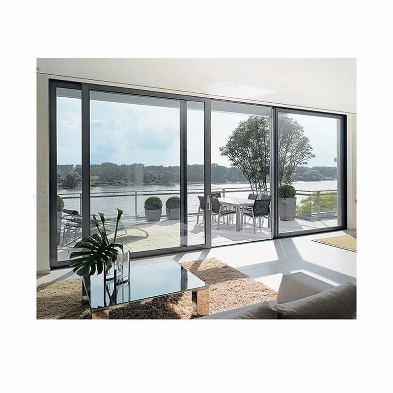 Stile di design minimalista Porta scorrevole elevatrice in alluminio ad alta precisione