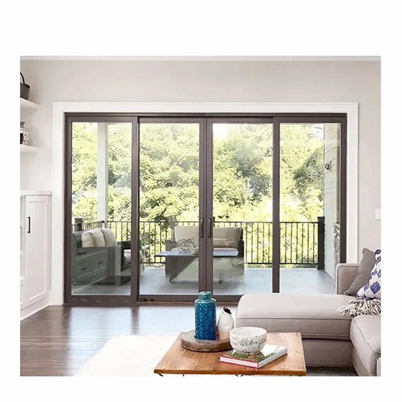Stile di design minimalista Porta scorrevole elevatrice in alluminio ad alta precisione