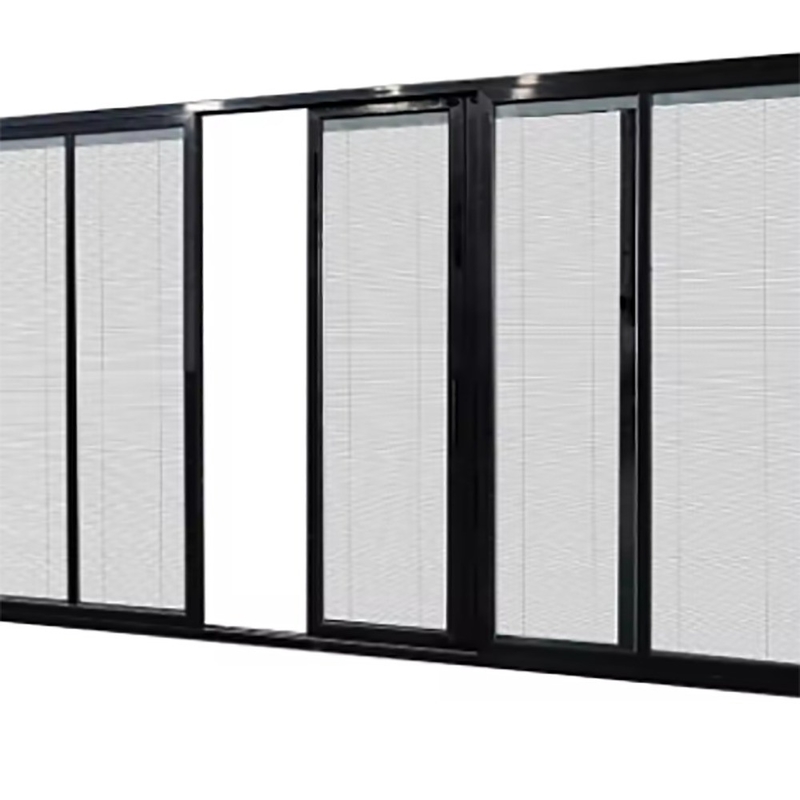 Chinese Design Style Skate Aluminum Thermal Break Bi-Fold Doors con spessore della parete di 1,4 mm