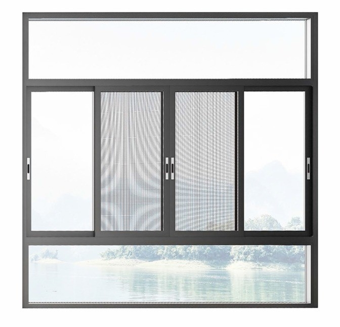 Disegno di sigillo a 8 vie Rete per zanzare per finestre scorrevoli in alluminio Personalizzata da Window R D