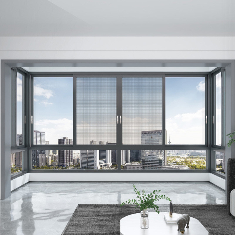 Disegno di sigillo a 8 vie Rete per zanzare per finestre scorrevoli in alluminio Personalizzata da Window R D