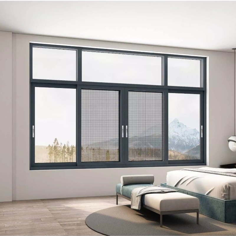 Disegno di sigillo a 8 vie Rete per zanzare per finestre scorrevoli in alluminio Personalizzata da Window R D