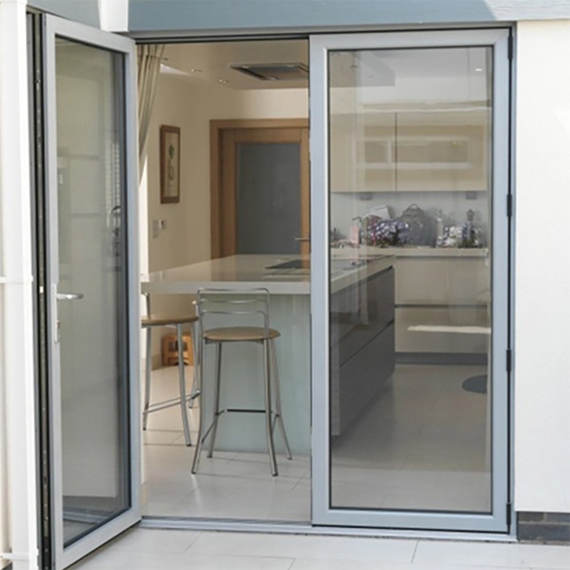 Opzionale Colore Aluminico Porte in vetro francese per la casa ufficio Patio Casement Entrata